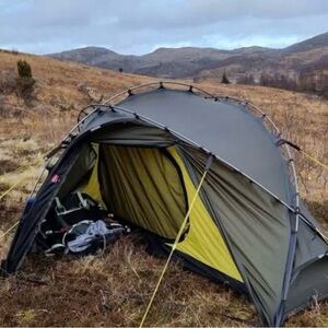 Nortent Vern 1 1st Edition. Green and Yellow Camping Tent New in  box!!Nortent